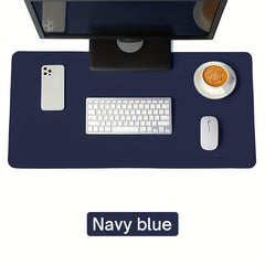 Large Size PU Leather Desk Protector Mat Waterproof Mouse Pad