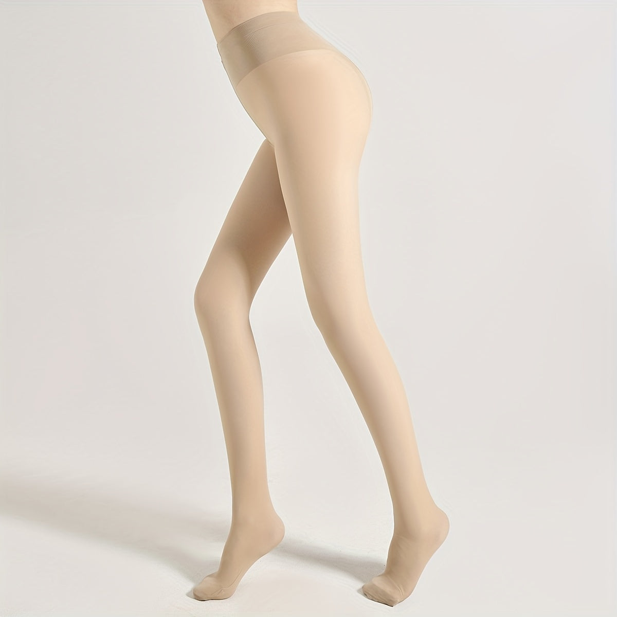 High Waist Slim Solid Pantyhose Women's Stockings