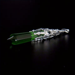 Natural Stone Quartz Gemstone Crystal Pendant for Chakra Balancing & Healing