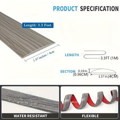 Wood Grain 3Ft Self Adhesive Floor Transition Strip for Laminate & Vinyl Floors