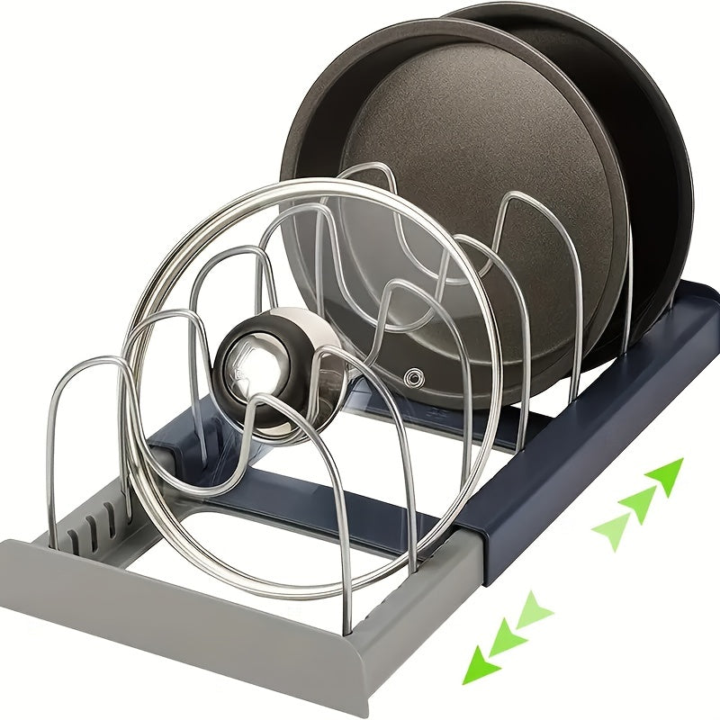 Adjustable Storage Rack Pot Lid Organizer