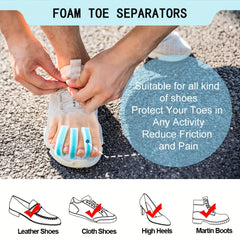 Foam Sponge Toe Separator 10pcs for Corns Overlapping Toes