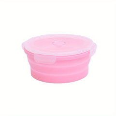 Leakproof Silicone Insulated Lunch Box Collapsible Bento Box for Office Workers