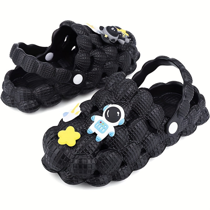Boys Cartoon Astronaut Bubble Slides Non slip Sandals