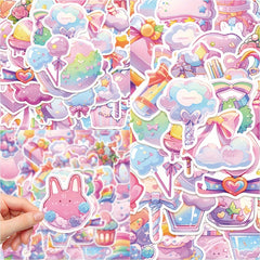 50pcs Fresh Candy Small Item Series Stickers for Phone Laptop Helmet Skateboard