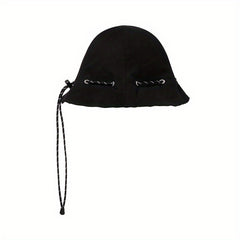 Short Brim Bucket Hat Thin Breathable Solid Sunscreen Travel