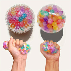 2pcs Colorful Squishy Stress Balls Fidget Toys for Adults