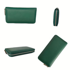 Lychee Texture Leather Long Women's Wallet 019