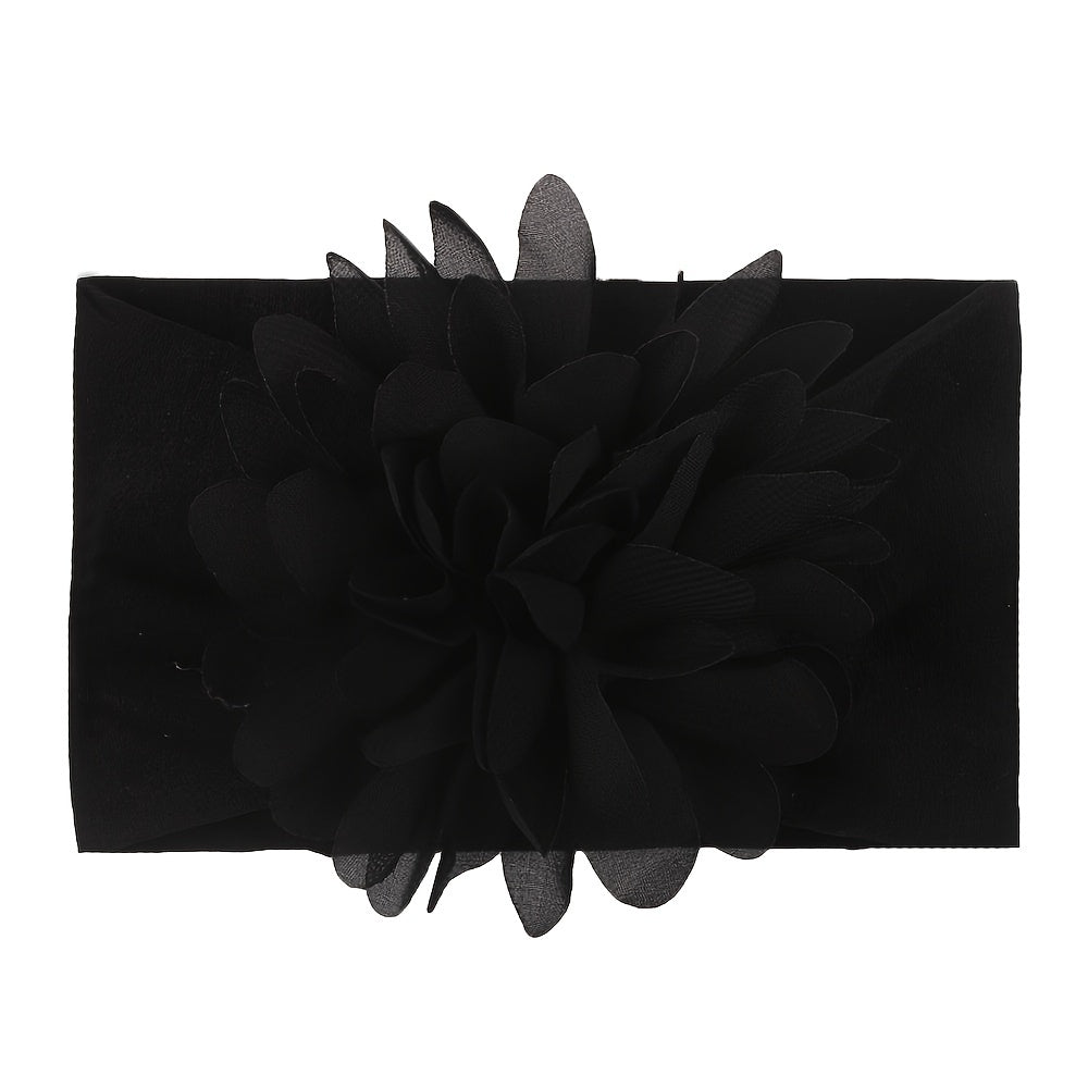 Chiffon Flower Baby Hair Band Nylon Headband