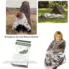 Emergency Thermal Blanket Foil Space Blanket For Outdoor Body Warmer