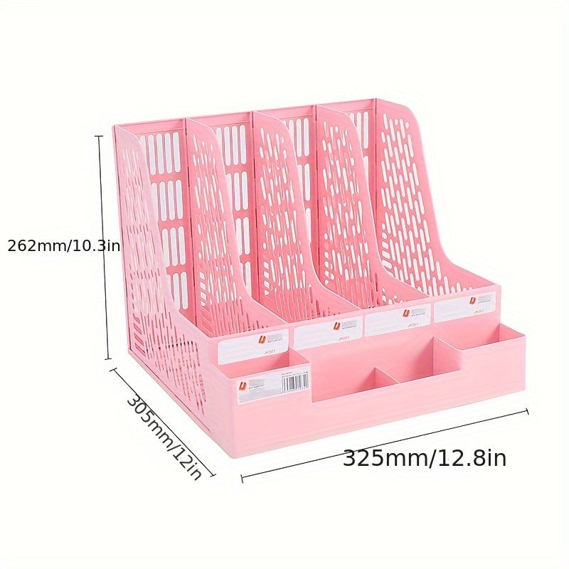 24pcs Desk Organizer Pen Holder File Holder Office Stationery Organizer