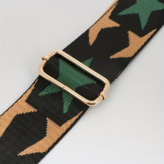 Stylish Star Pattern Bag Strap Adjustable Lightweight Shoulder Travel Accessory