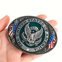 Hot Eagle American Flag Belt Buckle Retro Casual Handicrafts