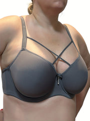 Solid Molded Cup Push Up Comfort Bra