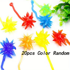5 10 20pcs Sticky Balls Random Colors Interactive Game Toys
