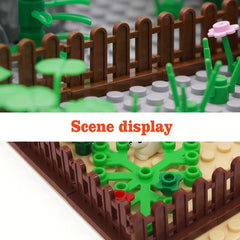 20pcs Building Block Scenes Basic Components 33303 15332 Fence Handrail Pen Rail