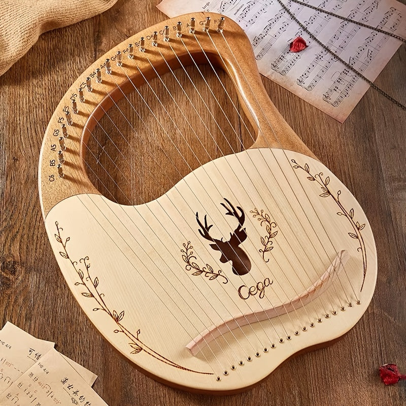 16 19 String Harp Lyre Small Portable Musical Instrument Easy To Learn