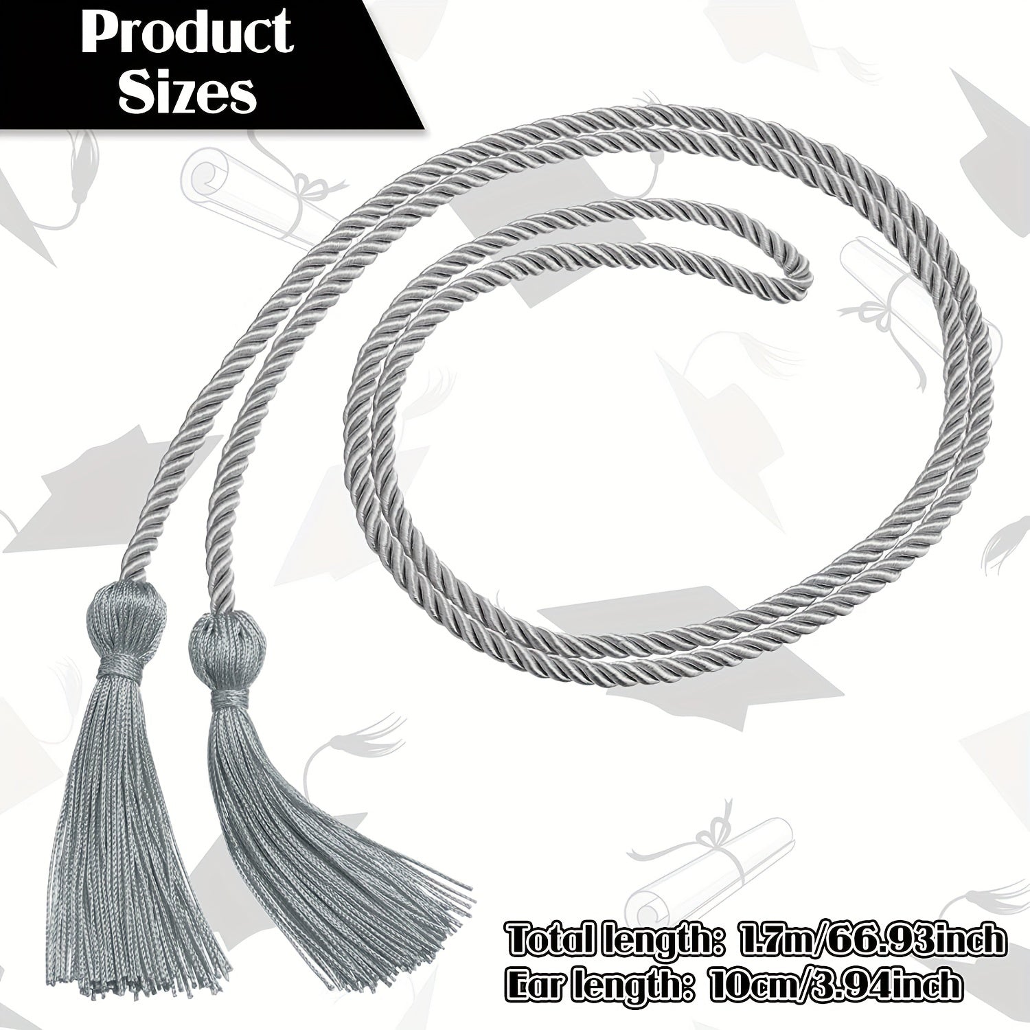 1pc Graduation Cords Bulk Graduation Tassel Honor Cords Handfasting Cord