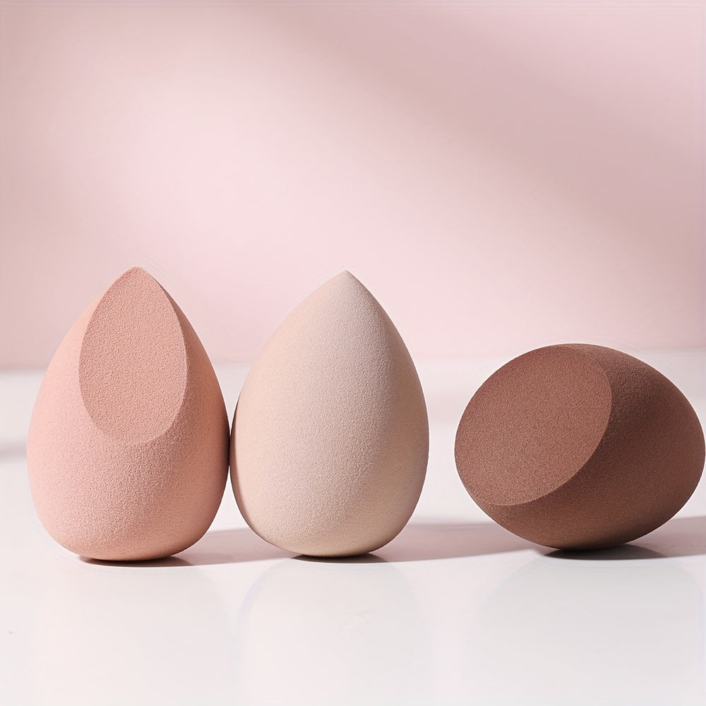3 PCS Makeup Sponge Set Beauty Blender Foundation Blending Puff