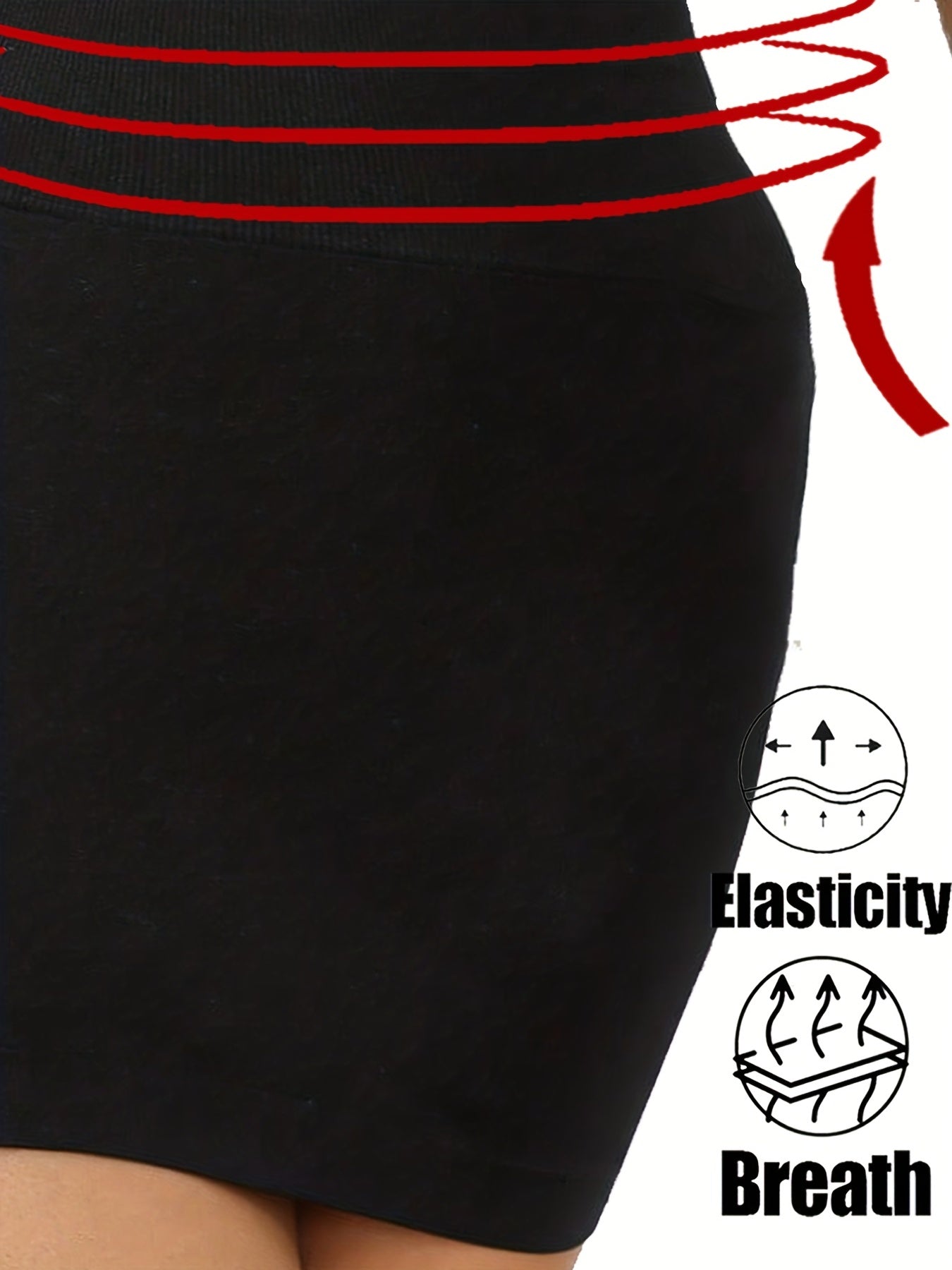 Comfy Slimming Stretch Half Slips Petticoat Women's Underwear