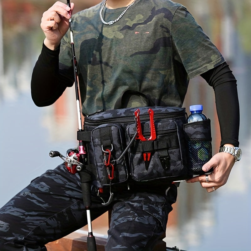 Waterproof Fishing Sling Pack with Pliers Storage