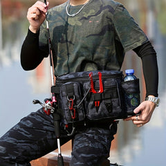 Waterproof Fishing Sling Pack with Pliers Storage