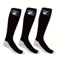 Security Socks With Zipper Pocket Sport Crew Socks