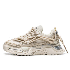 Men's Chunky Lace-Up Dad Sneakers Athletic Shoes