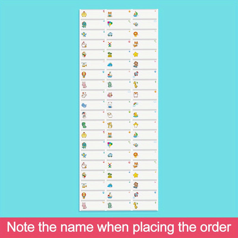 240pcs Transparent Stickers 3 4 X1 Label Stickers for Books and School Supplies
