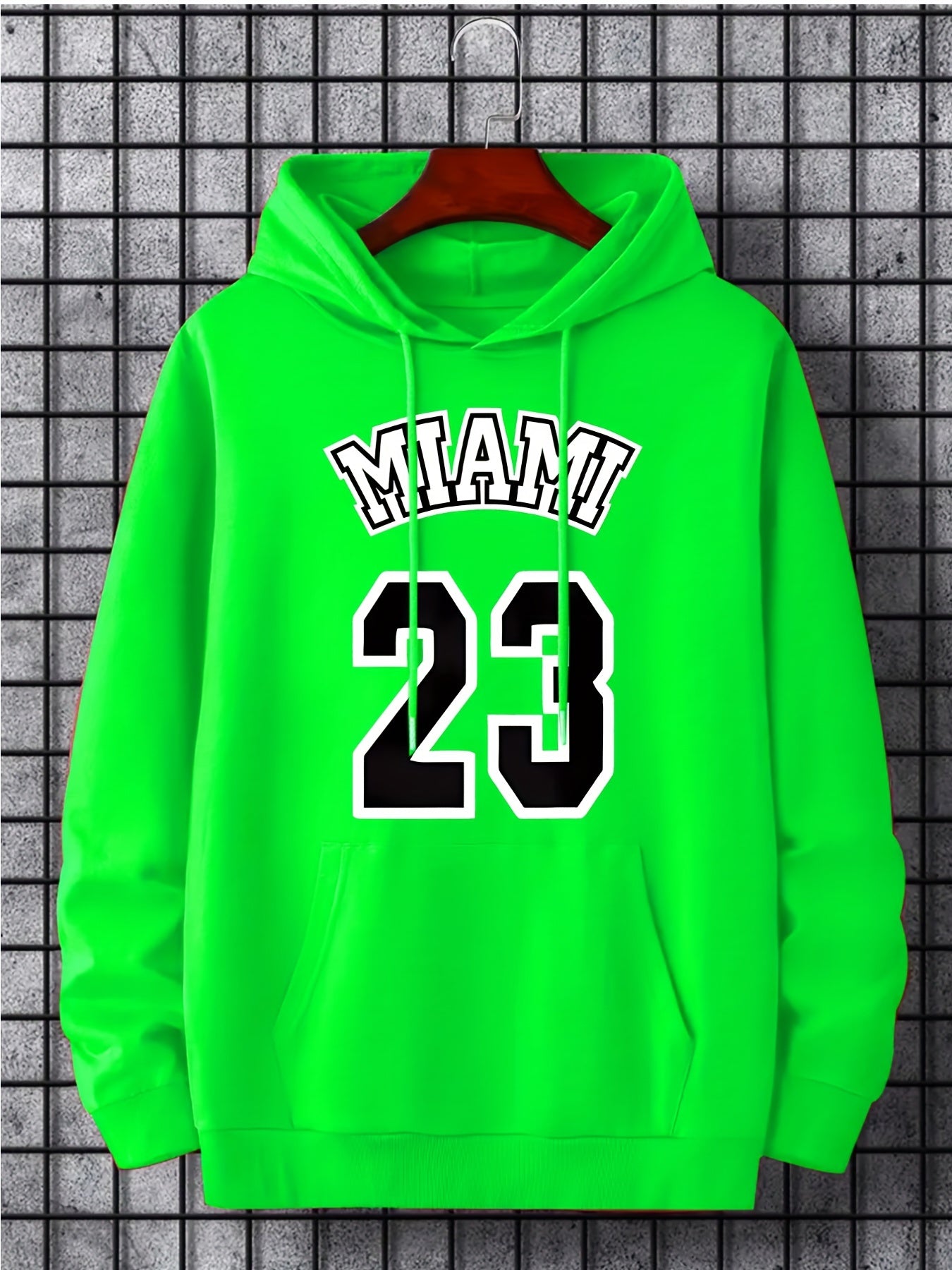 Miami 23 Graphic Hoodie for Men