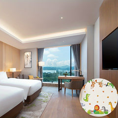 Cartoon Animal Park Monkey Giraffe Wall Stickers Decorative Wall Stickers