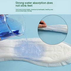 5 Pairs Disposable Insoles Anti-Odor Sweat-Absorbing Comfortable Breathable