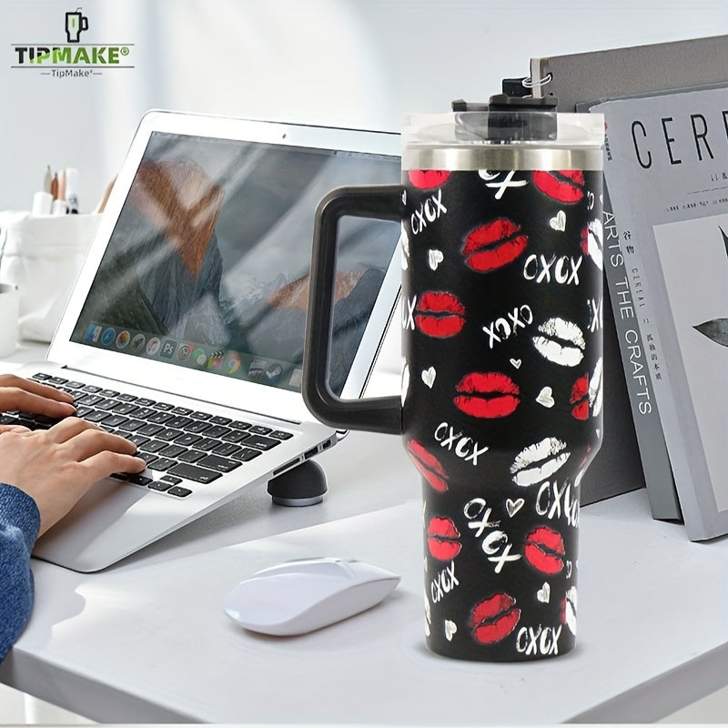Christmas Tumbler 40oz Stainless Steel Insulated Water Bottle With Lid
