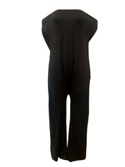 Off Shoulder Wide Leg Jumpsuit Backless Casual Jumpsuit