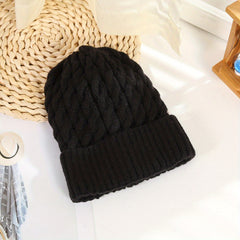 Fashionable Twist Woolen Beanie Hat Autumn Winter Ski Cold Hat