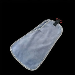 Portable Double Layer Fishing Towel Quick Dry Towel Snap Closure