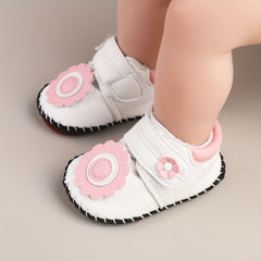 Comfortable Baby Girls Sneakers with Hook and Loop Fastener