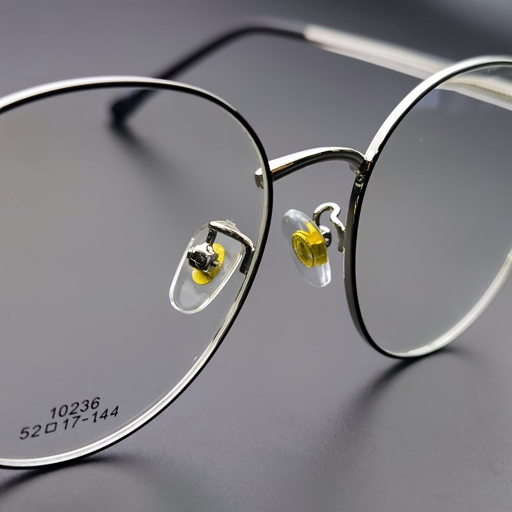 OOLVS Metal Clear Transparent Eyeglass Nose Pads Set