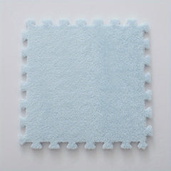 Plush Puzzle Foam Floor Mat for Bay Windows - Anti Slip Comfort Seat Pads