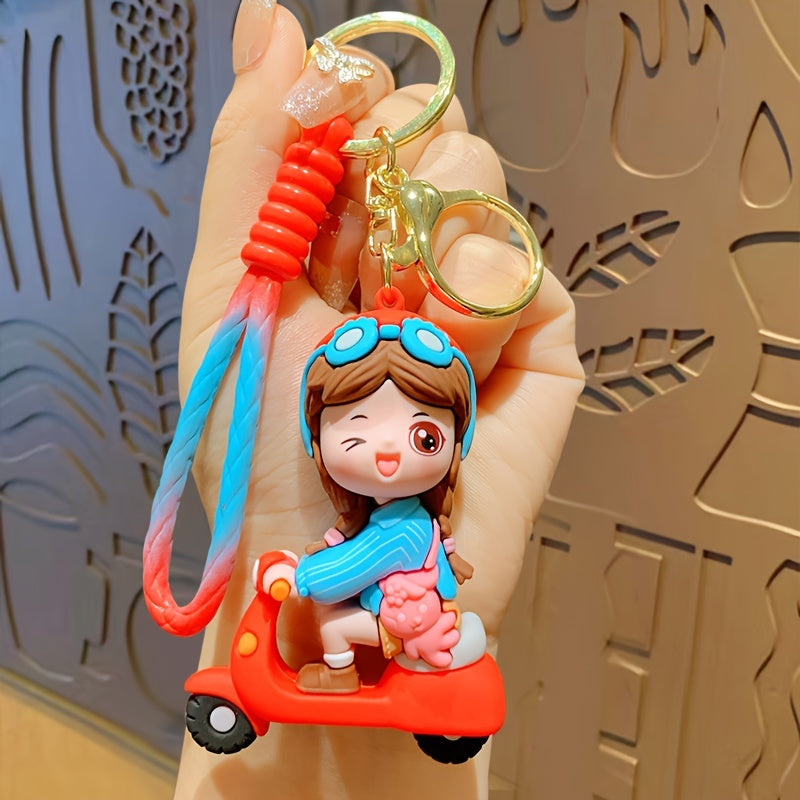Cartoon Doll Keychain Backpack Decorative Small Pendant