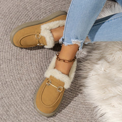 Women's Winter Snow Shoes Non Slip Thickened Warm Ankle Shoes