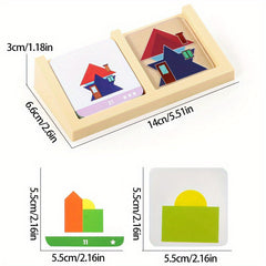 Geometric Space Thinking Training Table Game Toys