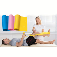 Yoga Resistance Exercise Bands Pilates Stretching Tension Band