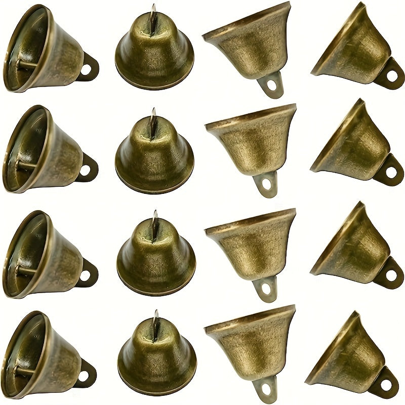 10pcs Bronze Bells Festive Dog Doorbell Window Pendants DIY Wind Chimes