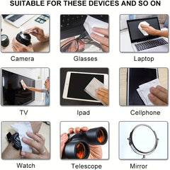 25pcs Anti Fog Cleaning Wipes for Glasses & Screens
