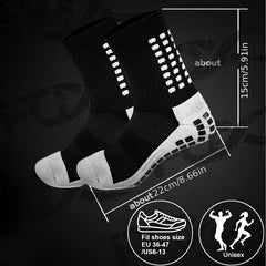 Men's Breathable Fitness Shin Guards & Anti Slip Socks 3 Pair Set
