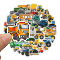 50pcs Truck Graffiti Fun Stickers for Urban Street Art Enthusiasts