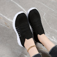 Women's Mesh Sports Shoes Lightweight Lace Up Running Sneakers