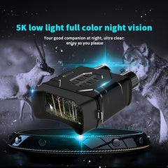 5K Ultra Clear Infrared Night Vision 10X Zoom Digital Binoculars