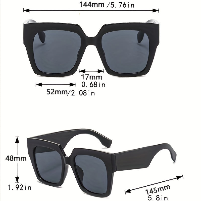 Men's Rectangle Anti Reflection Sunglasses Outdoor Sports